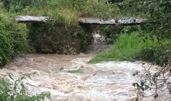 Buscan a niño que desapareció cuando intentaba cruzar río Bachota en Cajamarca