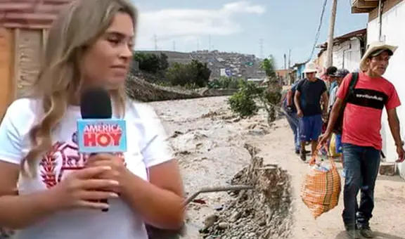 Ethel Pozo se quiebra por familias damnificadas en malecón de río Chillón: "Hay mucha necesidad"