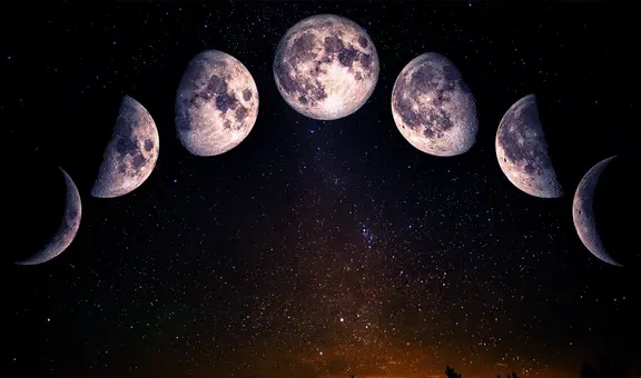 ¿Cómo se veía la Luna cuando nací y qué significa cada fase?