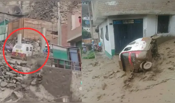 Sin mototaxi ni vivienda: así quedó el vehículo de Sósimo Martínez tras ser arrastrado por huaico