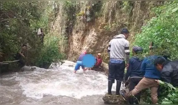Hallan muerto a niño que desapareció tras intentar cruzar río en Cajamarca