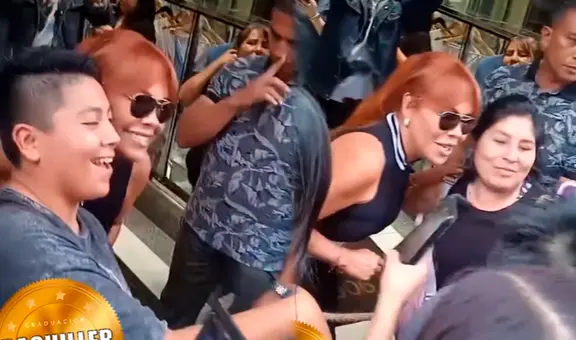 ¡El pueblo la ama! Magaly Medina se dio baño de popularidad con fans en Gamarra