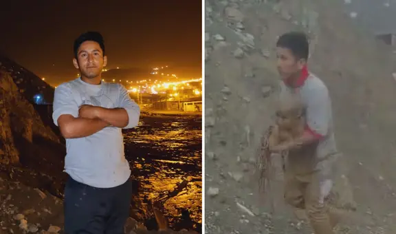 Vecino que rescató a niño en Jicamarca: "No dudé en ningún momento en socorrer al bebé"