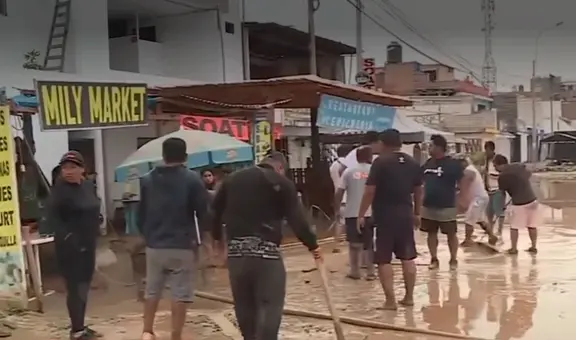 Punta Negra: activación de la quebrada Cruz de Hueso generó fuerte huaico durante la madrugada