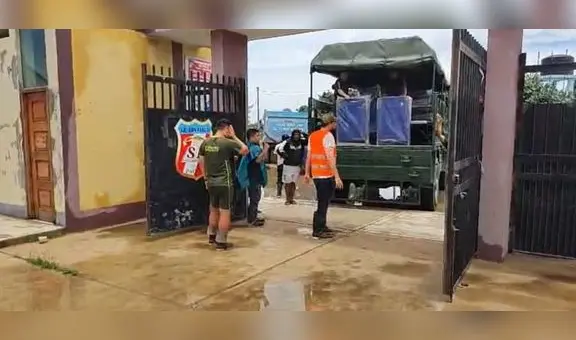 Lambayeque: damnificados son  albergados en colegio San Pablo