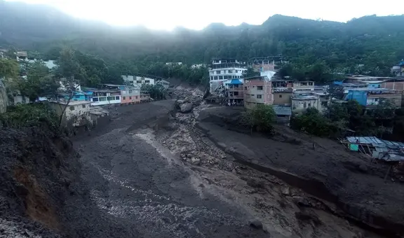 Deslizamiento deja 2 desaparecidos, graves daños y a distrito de Canchaque aislado en Piura