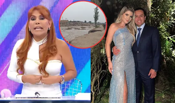 Magaly regaña a Brunella y Richard por no ayudar a damnificados: “Te apropias de la generosidad de otros”