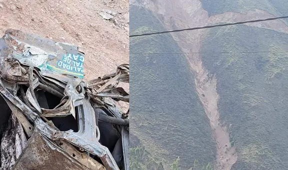 Dos fallecidos tras caída de camioneta municipal a barranco en Cusco