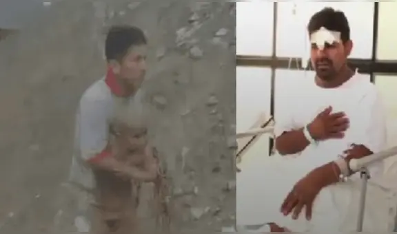 "Estoy agradecido de por vida": padre de menor arrastrado en huaico felicita a su rescatista