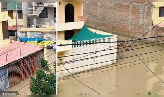 "Pensamos que estaba loco": con sacos terreros, hombre evitó inundación de su casa