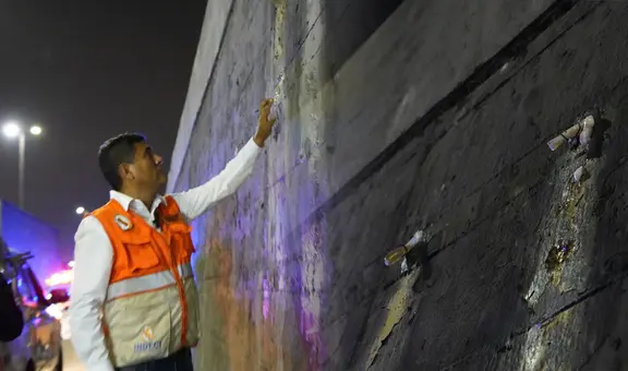 Alcalde del Rímac ante filtración en muro de Evitamiento: "Pedimos que se cierre de inmediato la vía"