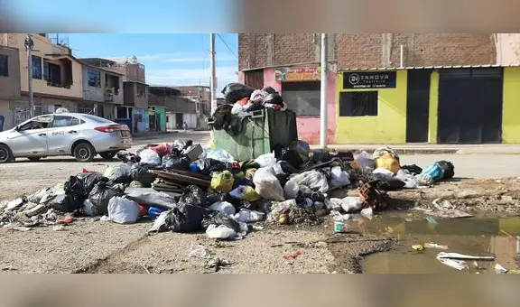 Gran acumulación de basura y contaminación en Chiclayo