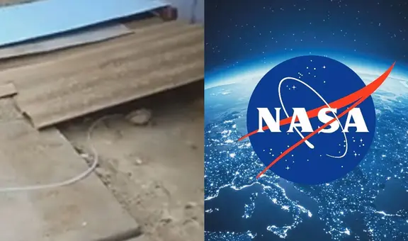 "Lo busca la NASA": peruano usa curioso truco para evitar inundación de su casa por lluvias