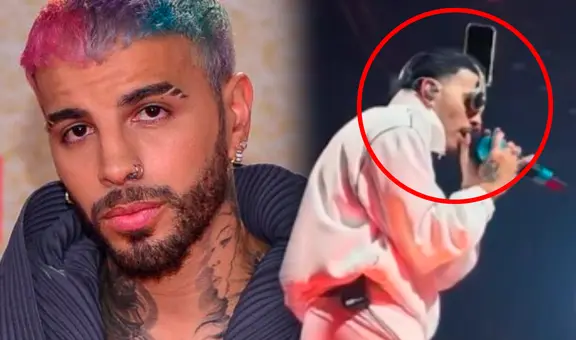 Fan golpea a Rauw Alejandro con teléfono y así reacciona el cantante: "Pido más consideración"