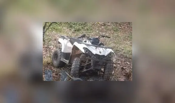 Mujer muere tras despistarse con cuatrimoto que conducía su esposo en Huánuco