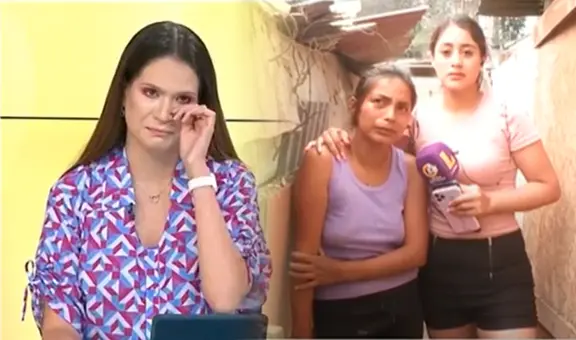 Lorena Álvarez se quiebra al conocer historia de estudiante afectada por huaicos en Chosica