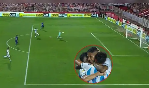 ¡Golazo! Paolo Guerrero y su genial definición a sangre fría para asegurar el triunfo de Racing