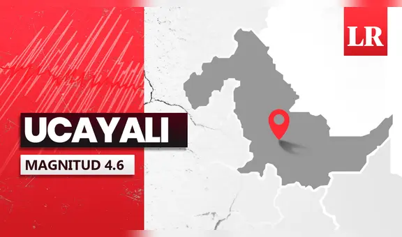 Temblor de magnitud 4.6 se sintió en Ucayali hoy, según IGP