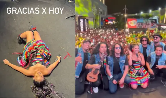 Milena Warthon dio concerto gratuito y causó revuelo con "Warmisitay": "Gracias por hoy"