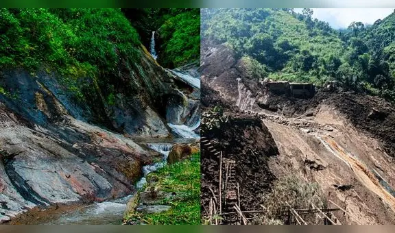 Huaico destruyó atractivo turístico los 'Peroles de Mishahuaca' de Piura