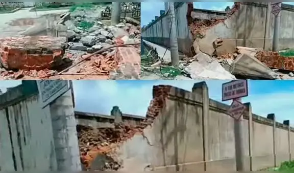 Temblor en Tumbes: reportan desplome de torreón en cuartel cerca a la frontera con Ecuador