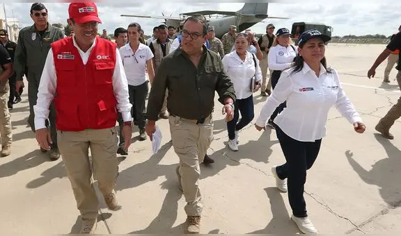 Alberto Otárola llega a Piura con ayuda humanitaria para damnificados por intensas lluvias