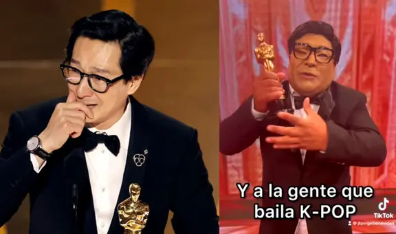 Jorge Benavides se burla de Ke Huy Quan en los Oscar y usuarios lo lapidan: "Falta de respeto total"