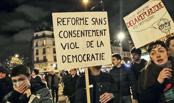 Francia: protestas antigubernamentales se generalizan por reforma de pensiones