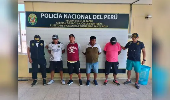 Capturan en Tacna a banda criminal que traficaba haitianos por frontera con Chile