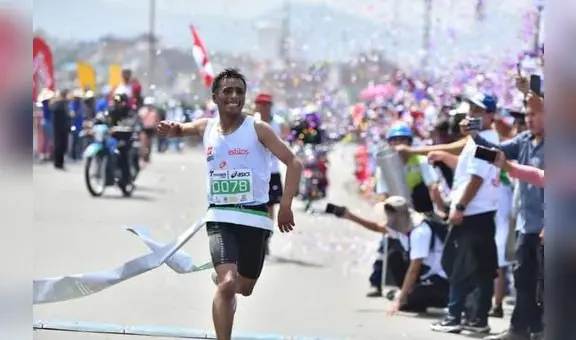 Arequipa: Jhon Atachagua es el nuevo campeón de la Maratón Virgen de la Candelaria