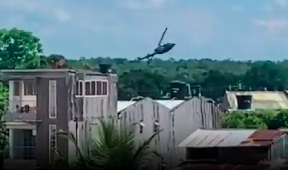 Desastre en Colombia: cae helicóptero del ejército en zona urbana de Quibdó, Chocó