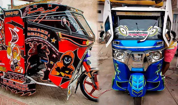 ¿Cuál es el origen de las populares mototaxis 'tuneadas' y por qué sus conductores las adornan así?