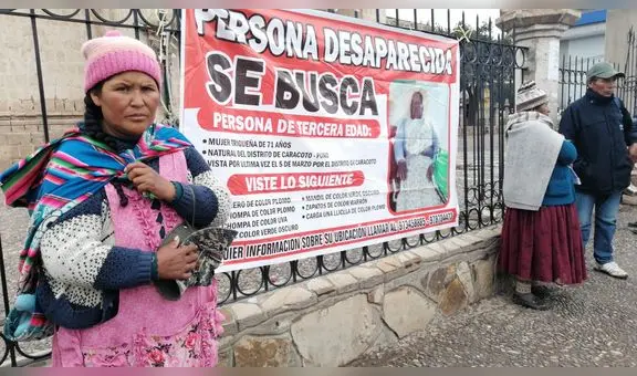 Puno: adulta mayor salió a comprar lana hace 15 días y no volvió a su casa