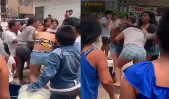 "Da miedo tomar": familias de Trujillo piden agua limpia y pelean en colas de camiones cisterna