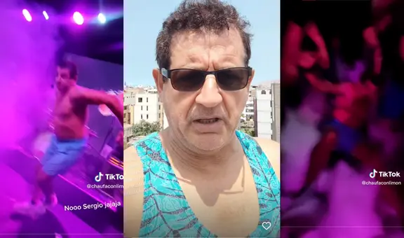 Sergio Galliani muestra herida que le dejó fuerte caída en concierto: "Agradezco la preocupación"