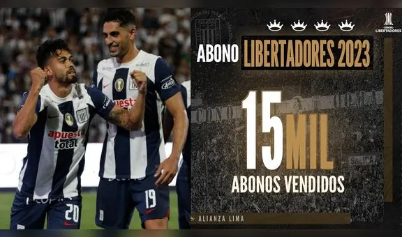 Alianza Lima saca cara por sus 15.000 abonos vendidos para la Copa Libertadores 2023