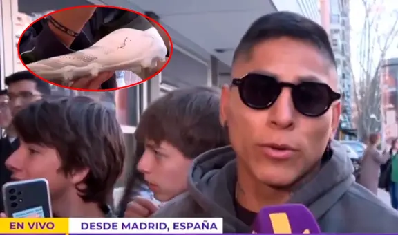 Niños españoles se emocionaron por conocer a Raúl Ruidíaz y le pidieron que firme sus chimpunes