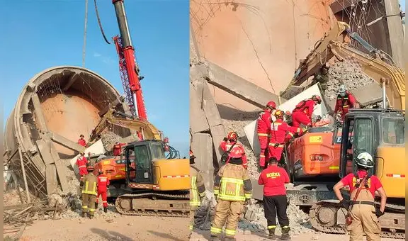 Una persona continúa atrapada tras accidente durante una demolición en el Cercado de Lima