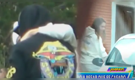 ¡Ampay! Jossmery Toledo y Paolo Hurtado son captados besándose, pese a que el jugador es casado