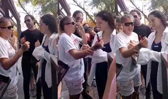 ¡Emotivo!: Rosalía y su gran gesto con seguidora que la esperaba en los exteriores de su hotel