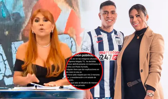 Magaly aplaude a Rosa Fuentes por decidir divorciarse de Hurtado tras ampay: "Tengo que elogiarla"