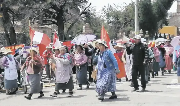 Provincias de Puno en  su mayoría acataron segundo día de paro seco