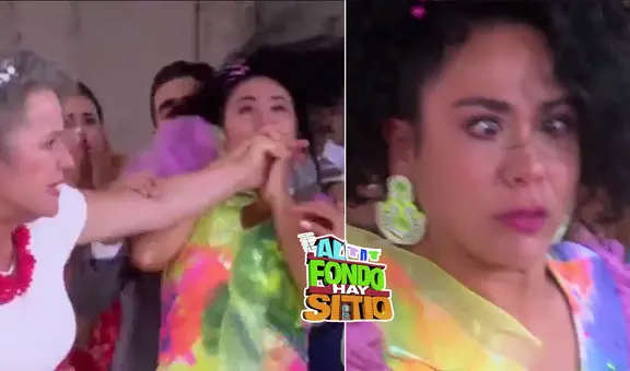 "AFHS": ¿Teresa pudo morir? Quiso arrancarle el anillo a Eva de un mordisco, pero se lo tragó [VIDEO]