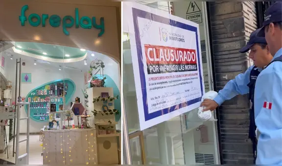 Municipalidad de Miraflores cierra la tienda de juguetes sexuales Foreplay