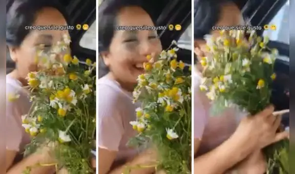 Joven sorprende a su novia con un ramo de manzanilla: "Lo importante es la intención"