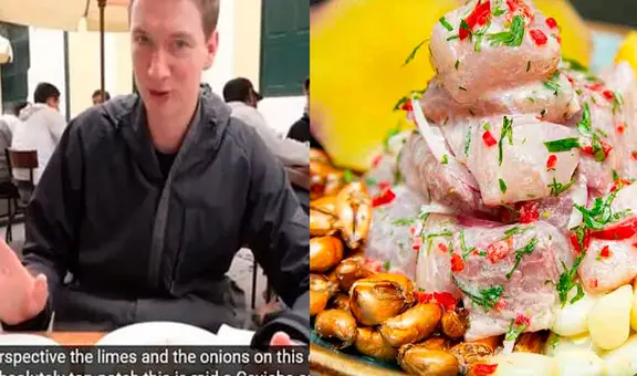 Turista compara ceviche peruano con el chileno y tiene curiosa respuesta: “De primera categoría”