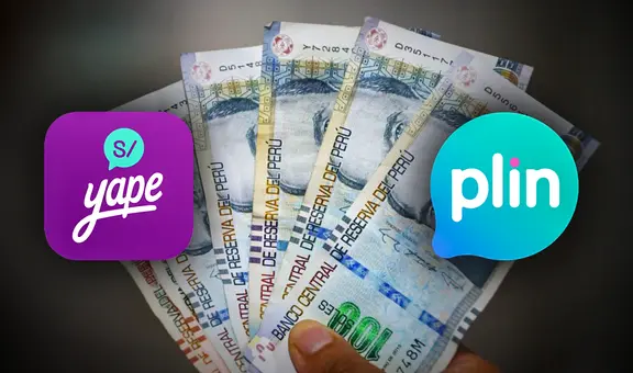 Transferencias entre Plin y Yape podrán ser hasta por S/1.500 diarios