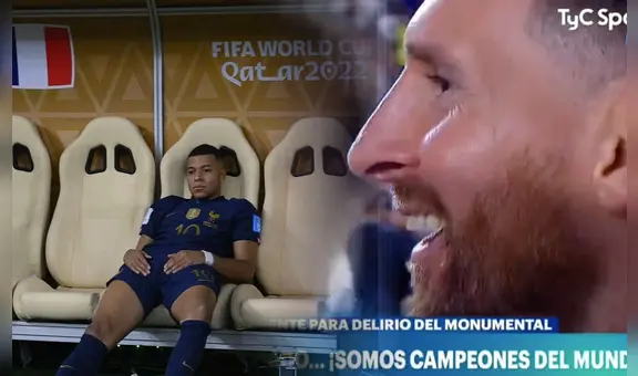 Messi y su provocador canto en el festejo de Argentina: “Un minuto de silencio... para Francia”
