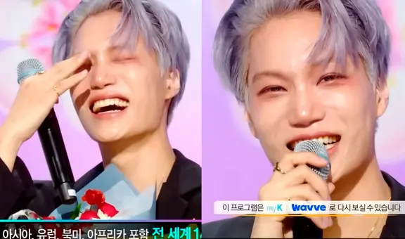 Kai de EXO celebra entre lágrimas su '1st win' como solista: "No creí que ganaría"