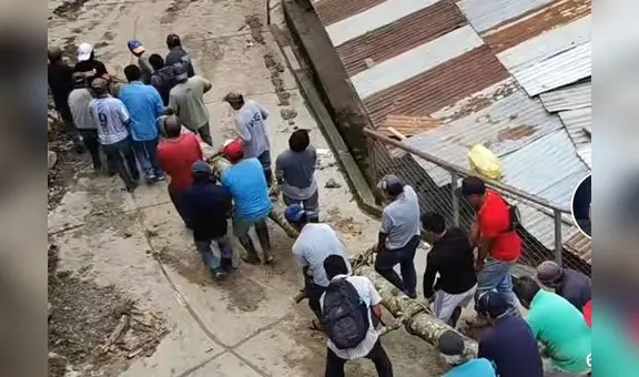 "El pueblo salva al pueblo": distrito arrasado por huaico en Piura realiza sus tareas de recuperación